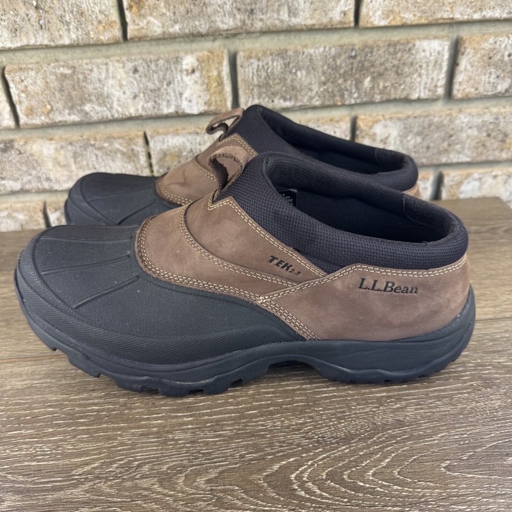 L.L.Bean Storm Chaser TEK 2.5 Waterproof Slip-On Duck Shoes Mens Sz 11M